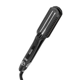 VEVOR Hair Straightener, Titanium Flat Iron, Dual Infrared Hair Straightener Flat Iron With LCD Display And 19 Temp Levels , Dual Voltage 110V 240V Fo