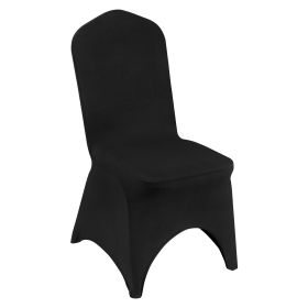 VEVOR Stretch Spandex Folding Chair Covers, Universal Fitted Arched Front Cover, Removable Washable Protective Slipcovers, For Wedding, Holiday, Banqu