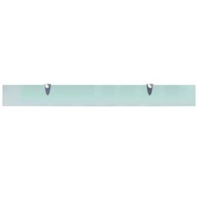 vidaXL Floating Shelf Glass 35.4"x3.9" 0.3"