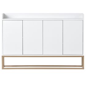 Modern Sideboard Elegant Buffet Cabinet - White
