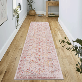 Naar Beige Area Rug, Washable Rug, Low-Pile, Non-Slip, Non-Shedding, Foldable, Kid & Pet Friendly - Area Rugs for living room, bedroom, kitchen, dinin
