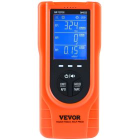 VEVOR  EMF Meter, 5Hz  3.5GHz, Handheld Rechargeable Electromagnetic Field Radiation Detector, Digital LCD EMF Tester For EF MF RF Home Inspections Ou