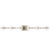 Modern Minimalist Bathroom Vanity Light, LED 6 Bulb Frosted Glass Shades, Wall Mounted Decorative Lighting Fixture, Suitable for Bathroom Vanity Mirro