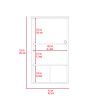 St. Angelo Medicine Cabinet, Two Internal Shelves, Single Door, One Shelf