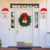 1pc, Christmas Santa Porch Light Covers For Outdoor Light Cover, Christmas Decorations,Christmas Parties,Garage Lights, Large Light Fixtures, Outdoor