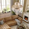 Golden Luxury Crystal Chandelier Modern Chandeliers Lights Fixture Hanging Pendant Light Fixture for Dining Room Bedroom Living Room Dia 23.6 Inch-Gol