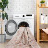Naar Beige Area Rug, Washable Rug, Low-Pile, Non-Slip, Non-Shedding, Foldable, Kid & Pet Friendly - Area Rugs for living room, bedroom, kitchen, dinin