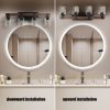 4-Lights Farmhouse Vanity Lights Fixture Rustic Bathroom Light Fixture Bathroom Sconce
