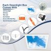 The Sky Downlight | 24 Watt | 1200 Lumens | Daylight White | 120Vac | 12 inch Square | IP20 | ETL Listed | Pack of 4