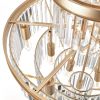 Golden Luxury Crystal Chandelier Modern Chandeliers Lights Fixture Hanging Pendant Light Fixture for Dining Room Bedroom Living Room Dia 23.6 Inch-Gol