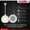 5 Core 15W 5" Pendant Speaker Hanging Ceiling Audio Set for Paging Commercial, Residential ,Restaurant WS 05 07 GLOBULE