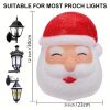 1pc, Christmas Santa Porch Light Covers For Outdoor Light Cover, Christmas Decorations,Christmas Parties,Garage Lights, Large Light Fixtures, Outdoor