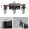 3-Lights Farmhouse Vanity Lights Fixture Rustic Bathroom Light Fixture Bathroom Sconce