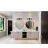 Bathroom Vanity Light Fixtures, 2-Light Black Wall Sconce Lighting Wall Lamp with Clear Glass Shade, Vintage Wall Mounted Lights Bathroom Lights for M