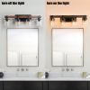 4-Lights Farmhouse Vanity Lights Fixture Rustic Bathroom Light Fixture Bathroom Sconce