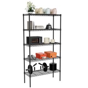 Adjustable Metal Wire Rack Heavy Vertical Rack (Option: 5Tier)