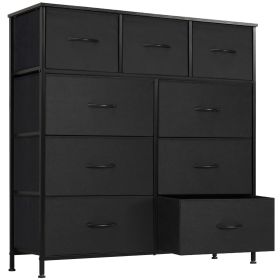 Tall Dressing Table Cloth Storage Tower (Option: Black9BC)