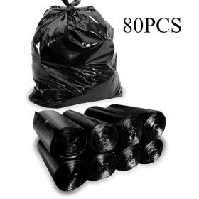 Trash Bags - 10 Rolls Per Roll, 8 Rolls In Total, Not Shipped On Weekends, Prohibited For Sale On The Amazon Platform (Color: Black)