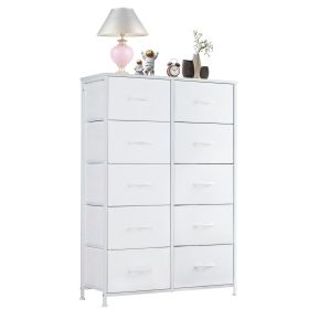 Tall Dressing Table Cloth Storage Tower (Option: White10BC)