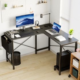 L-shaped Computer Desk (Option: Black 49Inches)