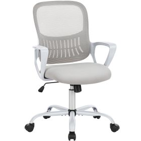 Standing Desk High Office Chair (Option: Gray1Fixed Handrail)