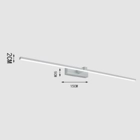 Free from EU LED Bathroom Light Waterproof Mirror Vanity Light 8w 12w Energy-saving Lamp Fixture Modern Sconce for Living Room (Color: warm light, Emitting Color: white)