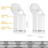 Inowel Lights Outdoor Wall Sconce Lantern Exterior IP65 Waterproof LED Wall Light Classic Wall Lamp Round Lighting 32333
