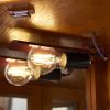 Corner Curio Cabinet with Lights, Adjustable Tempered Glass Shelves, Mirrored Back, Display Cabinet(E26 light bulb not included)