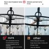 Black Luxury Crystal Chandelier Modern Chandeliers Lights Fixture Hanging Pendant Light Fixture for Dining Room Bedroom Living Room Dia 19.7 Inch-Blac